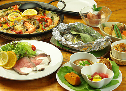 夕食・当館自慢のスタンダードコース