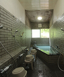 男女各一つずつの浴室